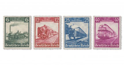 DR - 100 Jahre deutsche Eisenbahn (Mi. Nr. 580-83)