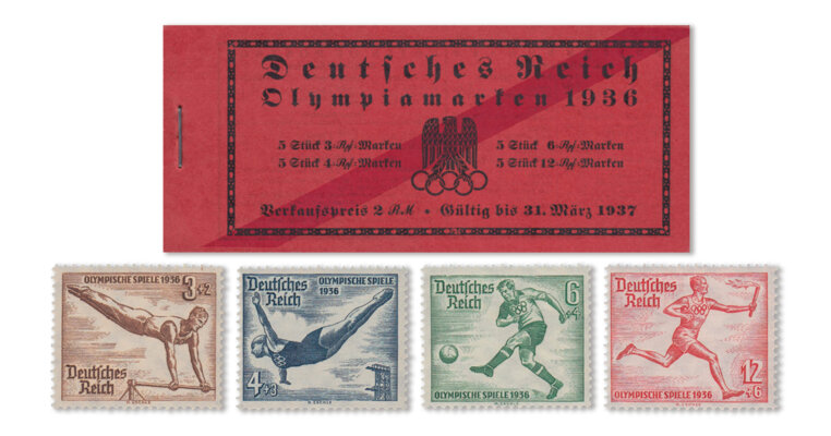 DR-Markenheftchen - Olympia im III. Reich (Mi. Nr. 42.2)